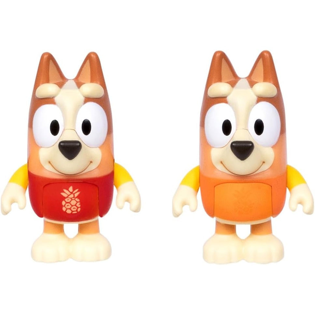 BLUEY S13 COLOR CHANGE FIGURE 4PACK WATER PARK BINGO & FRIENDS EXCLUSIVE