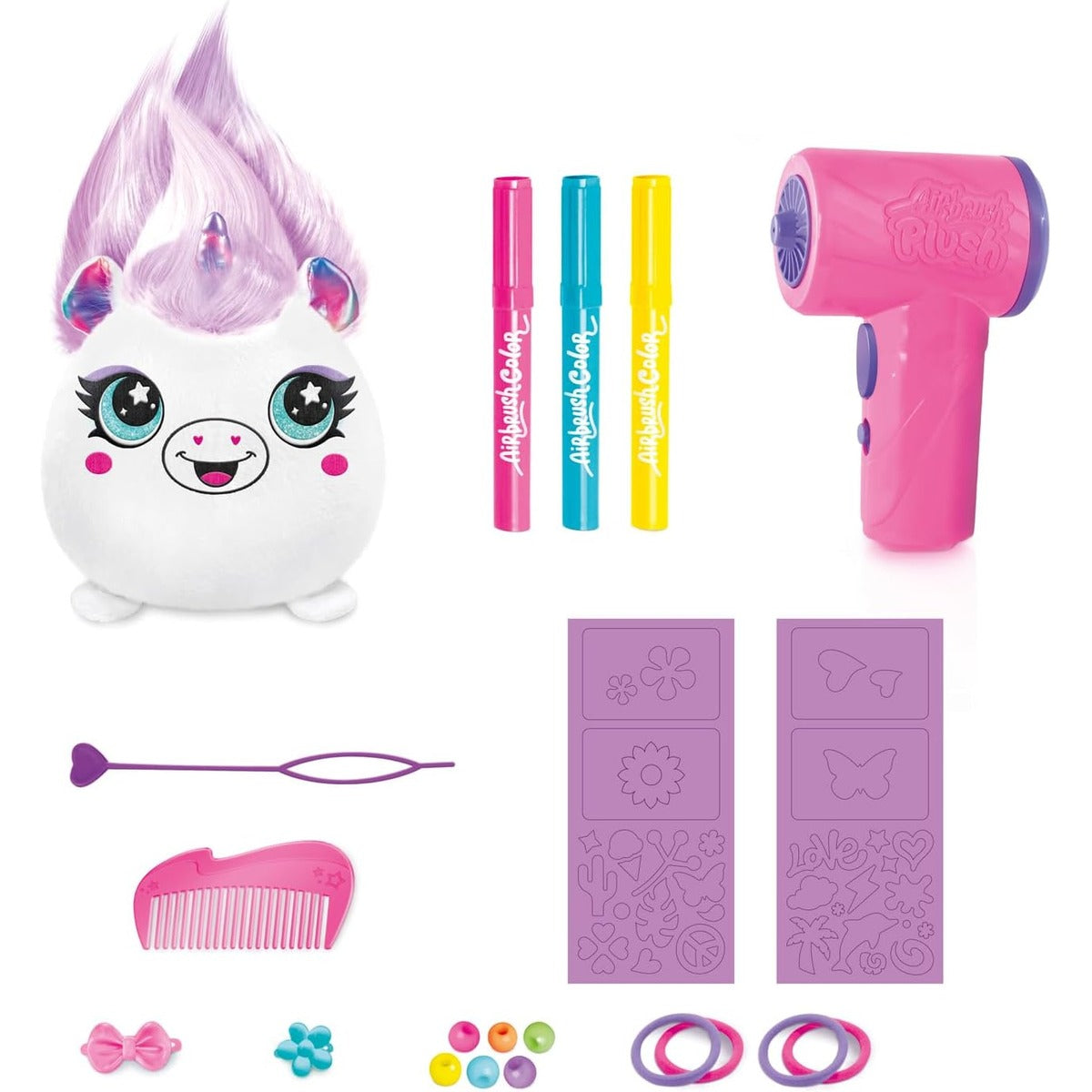 Canal Toys - Airbrush Plush Squishy AIR 040 - Creative Craft Set