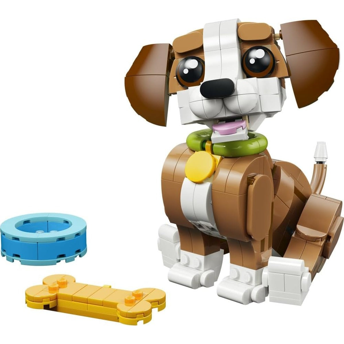 LEGO Creator 3in1 Cute Animals: Playful Puppy Dog Toy - Pet Animal Figure Transforms into a Squirrel or Duck - Creative