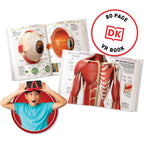 Abacus Brands Virtual Reality Human Body Gift Box- Illustrated Interactive VR Book and STEM Learning Activity Set - for Ages 