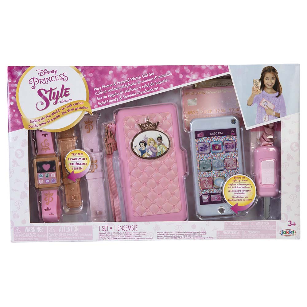 Disney Princess - Style Phone & Watch Travel Battery Operated