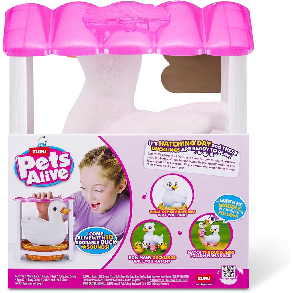 Pets Alive Mommy Duck & Baby Surprise by ZURU Nurturing Play Surprise
