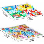 Ankit Toys & Games Ludo and Snake & Ladders Board Game Set