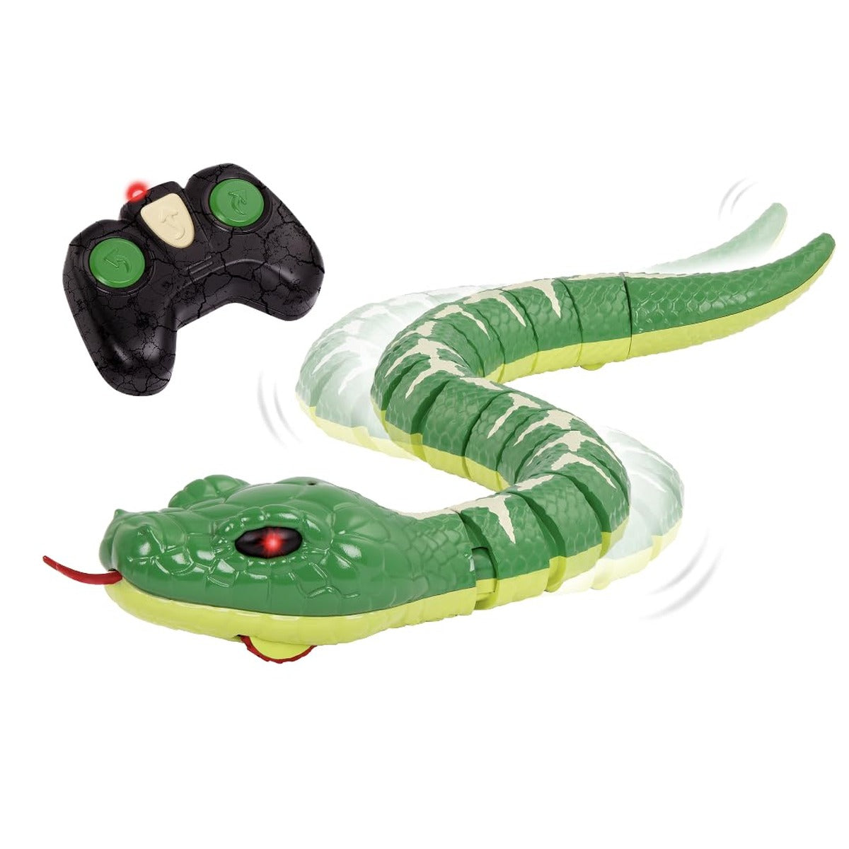 Terra by Battat – Remote Control Emerald Tree Boa Snake Toy, Realistic Moving Electronic Animal for Kids with Easy Operation, Fun Reptile Adventure, Includes Transmitter, Ages 6+ Years Snake (Green)