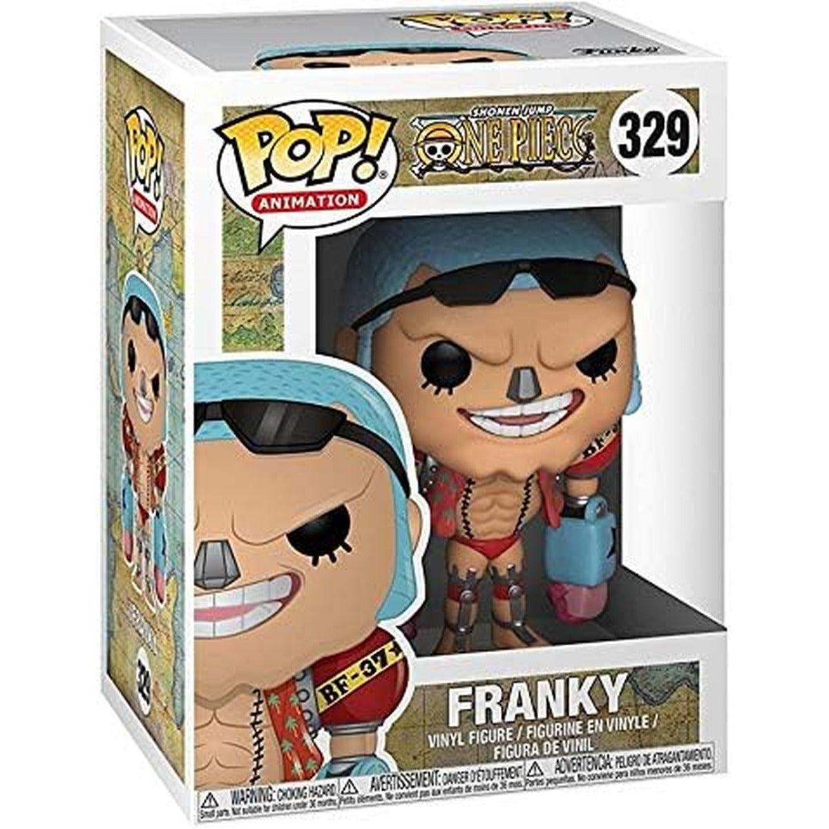Funko Pop! Anime: Onepiece - Franky Collectible Toy Blue