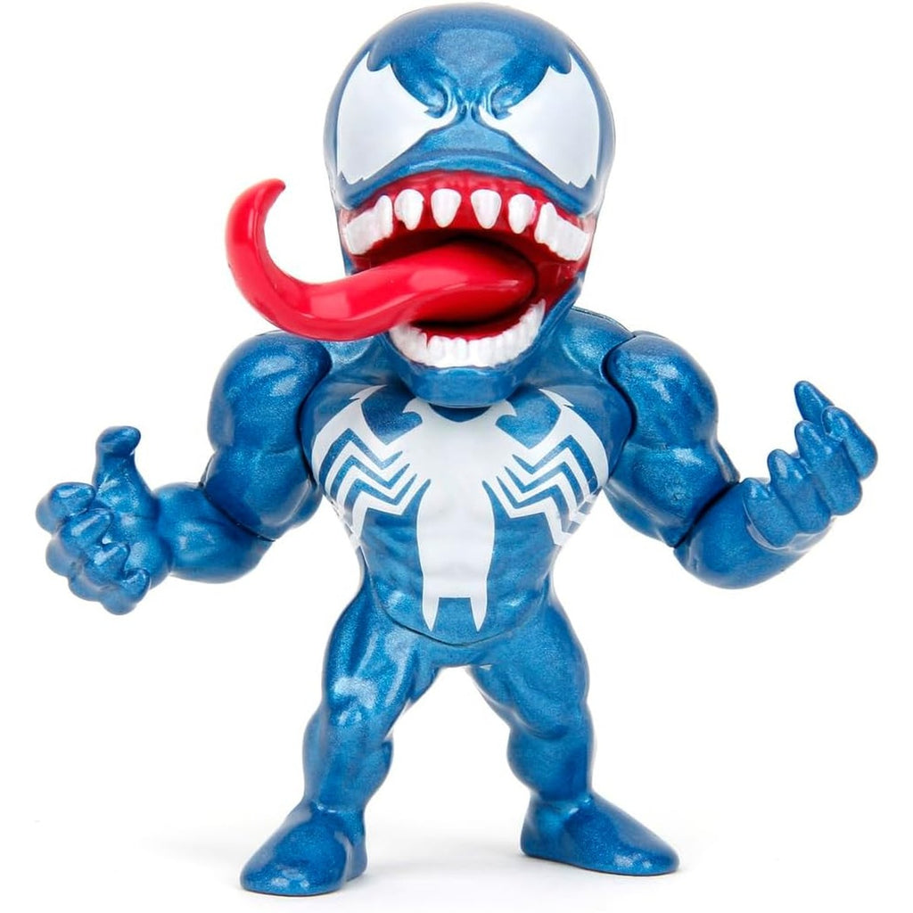 Jada Toys Marvel Spider-Man Figure (1 Piece) - 1 of 4 Collectible Metal Figures (Spider-Man, Venom, Green Goblin or Toxin) for Fans and Collectors from 8 Years, Wave 3, Random Selection, 6.5 cm