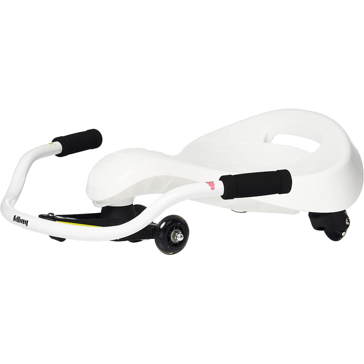 JD Bug Kidz Swayer Ride-On Scooter for Kids, Outdoor Fun Toy with Smooth Gliding Wheels, Anti-Slip Footrests, Soft-Grip Handles & DIY Sticker Customization, Ages 2