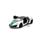 Jada - 1:32 Dubai Police With Motor Lykan Hyper Sport - White/Green