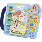 VTech Bluey's Book of Games, Official Bluey Book, Interactive Childrens Book, Educational Activity Toy with 4 Learning Modes, Gift for Kids Ages 3, 4, 5, 6 Years, English Version