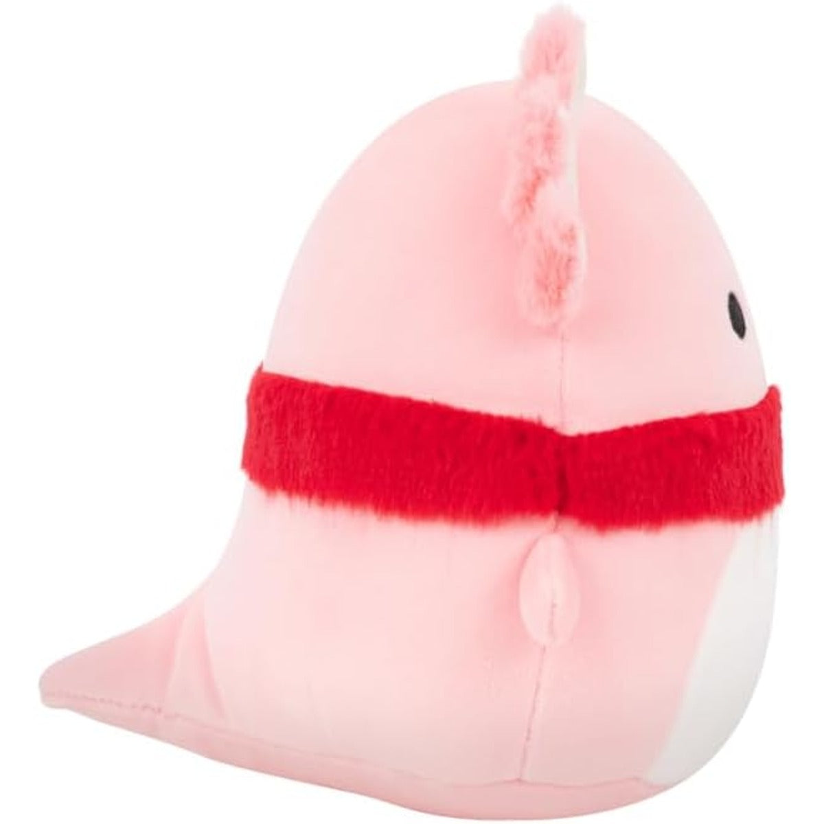 Squishmallows the Pink Axolotl with Fuzzy Scarf