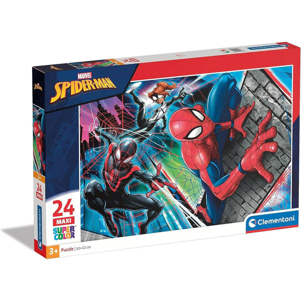 Clementoni Puzzle Spiderman 24497 SuperColor Maxi 24 Pieces