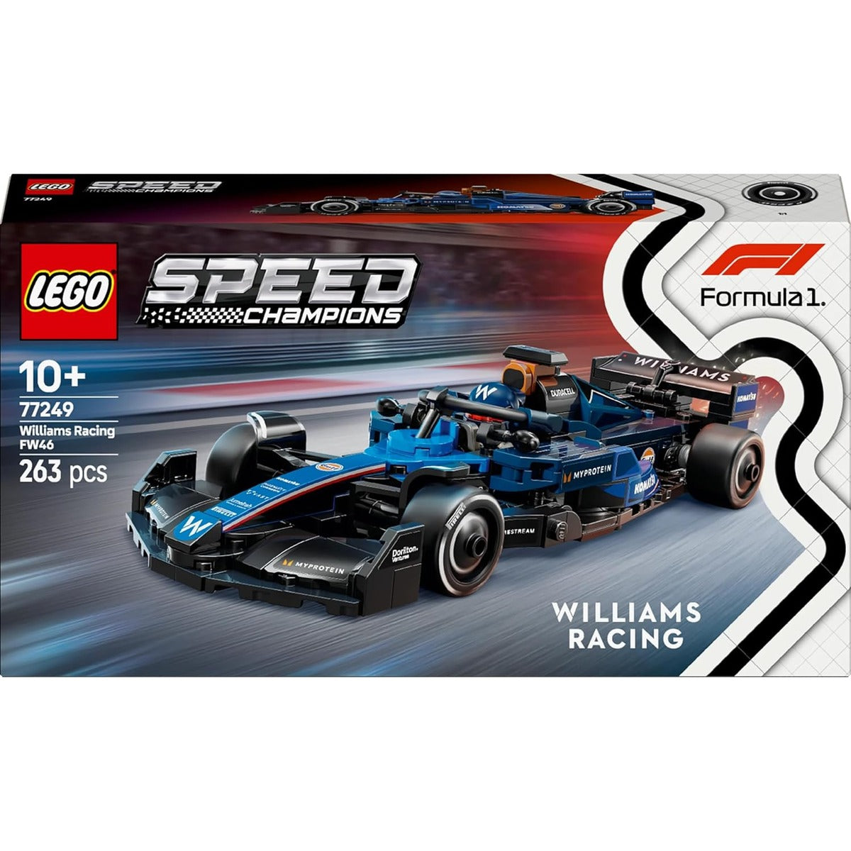 LEGO 77249 Speed Champion Williams Racing FW46 F1(R) Race Car Toy Toy
