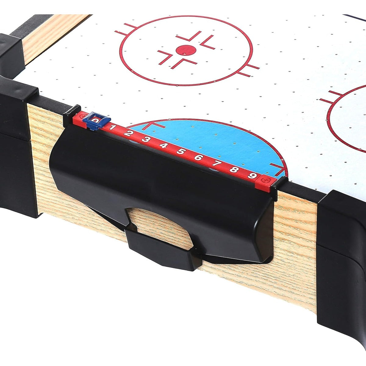 Merchant Ambassador Table Top Air Hockey 27 Inch (68.5 Cm)! Include 4 Legs! Exclusive Patent Technology!Easy Assemble! Simple Set up Corner! No Screw No Nails Needed! Age 3 & Above