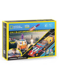National Geographic 2-in-1 Blast-Off Rocket & Racing Car Set (2 Pieces, 23 cm)