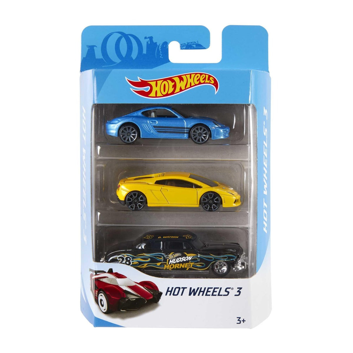 Hot Wheels 3 Car Pack, Multipack of 3 Vehicles