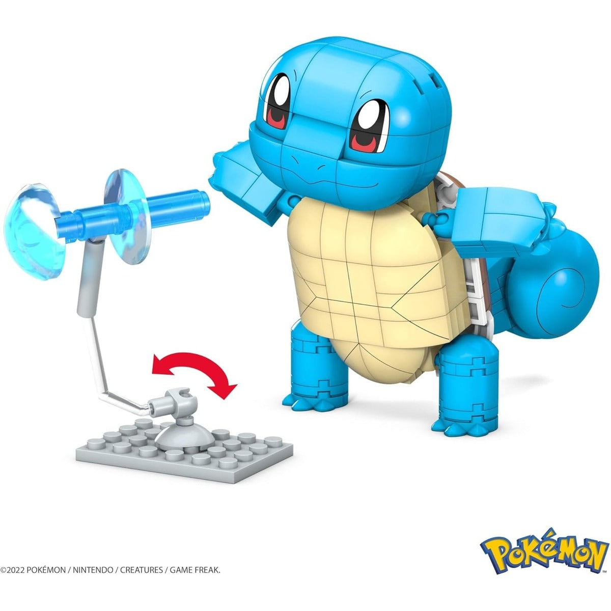MEGA Pokémon Building Toys Set Build & Show Squirtle with 199 Pieces