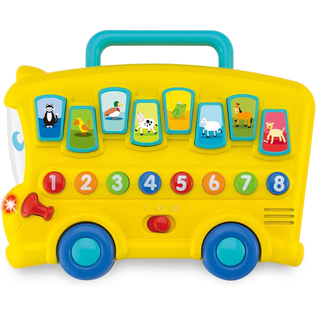 Winfun Animal Sounds Bus, Yellow