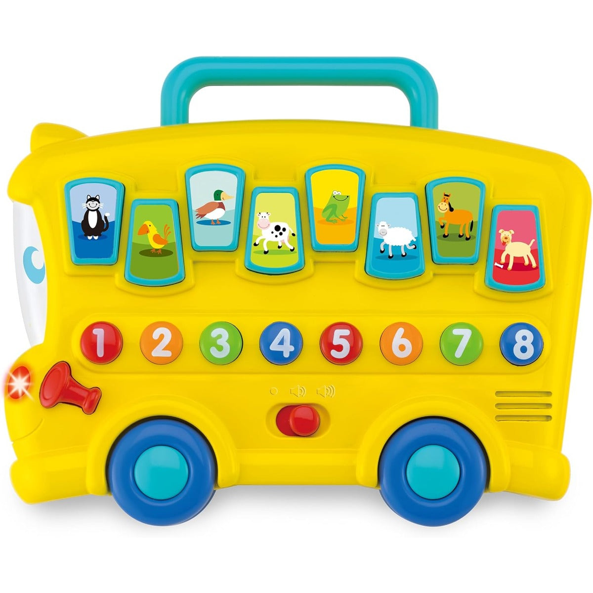 Winfun Animal Sounds Bus, Yellow