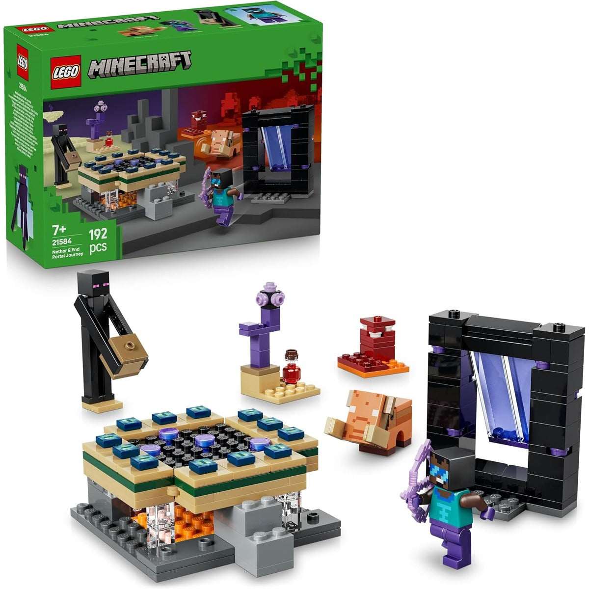 Lego Minecraft 21587 Zombie Dungeon Toy, Birthday Present, Blocks, Boys, Girls, Children, 8, 9, 10, Elementary School