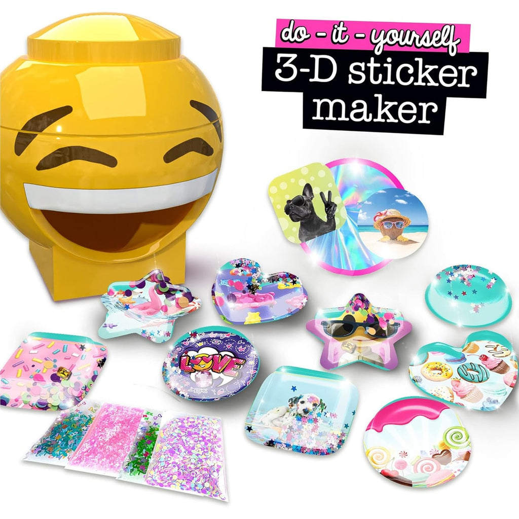 ACTIVITY KINGS ILY DIY 3D Sticker Maker – Arts & Crafts Kit for Kids Ages 6+ | Makes 30 Custom Stickers Fun & Creative Toy Gi