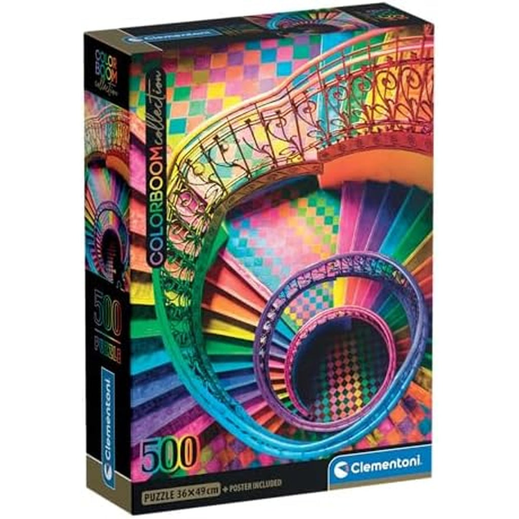 Clementoni Jigsaw Puzzle 500 pieces Colorboom Stairs, Puzzle for Adulta 14