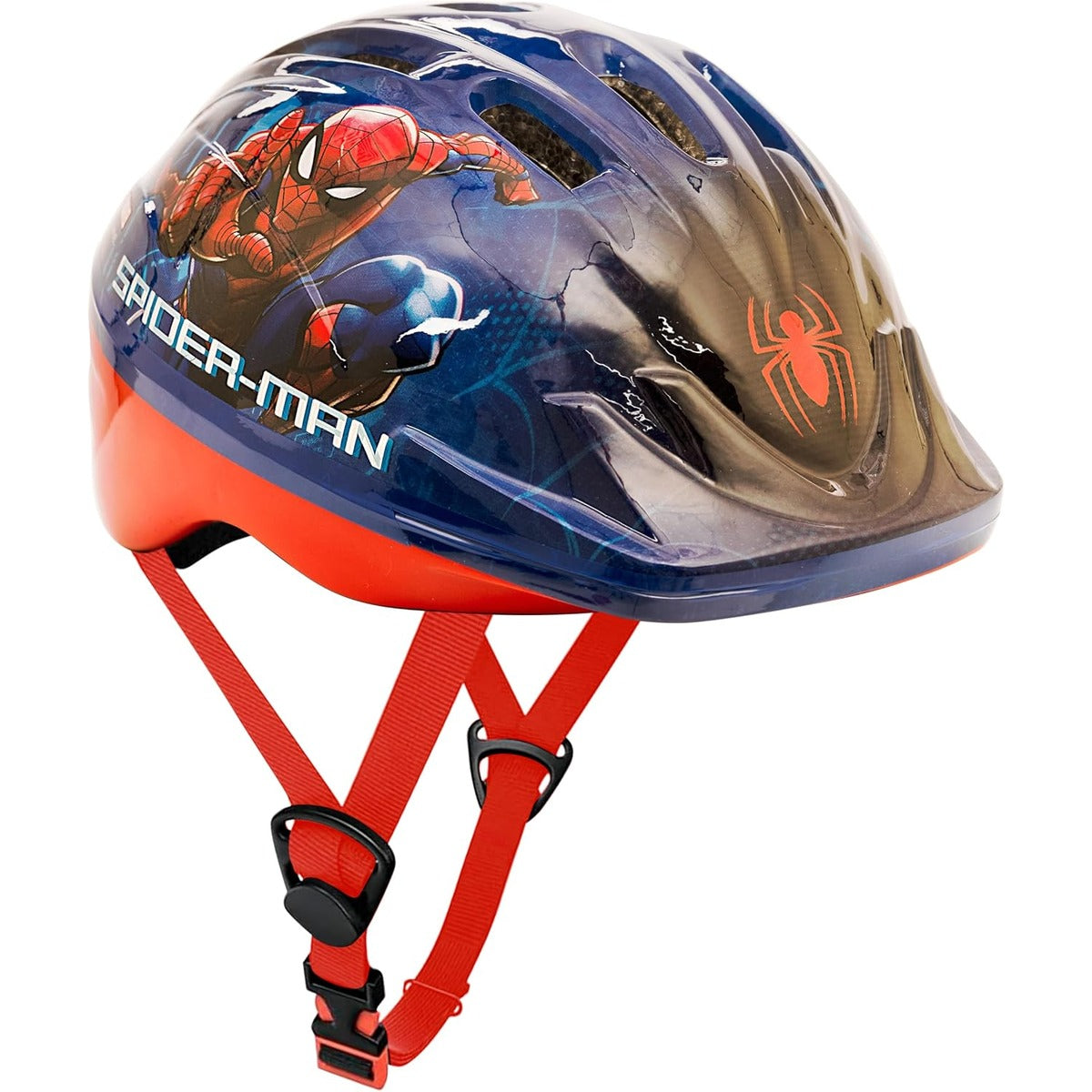 SPARTAN Marvel Spiderman Kids Helmet Multisprots Red M-50-52cm