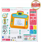 Winfun Write 'N Draw Learning Board | Educational Toy with Drawing Pad, LCD Screen, Alphabet, Numbers, Spelling, Learning Tool & Music Modes | Interactive Educational Toy for Kids Ages 2 Years+
