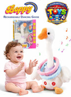 Premium Talking Dancing Big White Goose Plush Toy for Kids