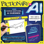 Mattel Mattel Games Pictionary Vs. AI Family Game for Game Nights with Kids, Adults & Families Using Artificial Intelligence 