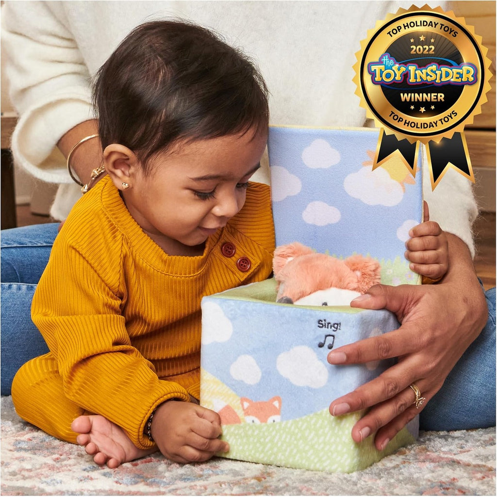 Baby GUND Fox in a Box, Animated Plush Activity Toy for Babies and Infants, Ages 0 and Up, Multicolor
