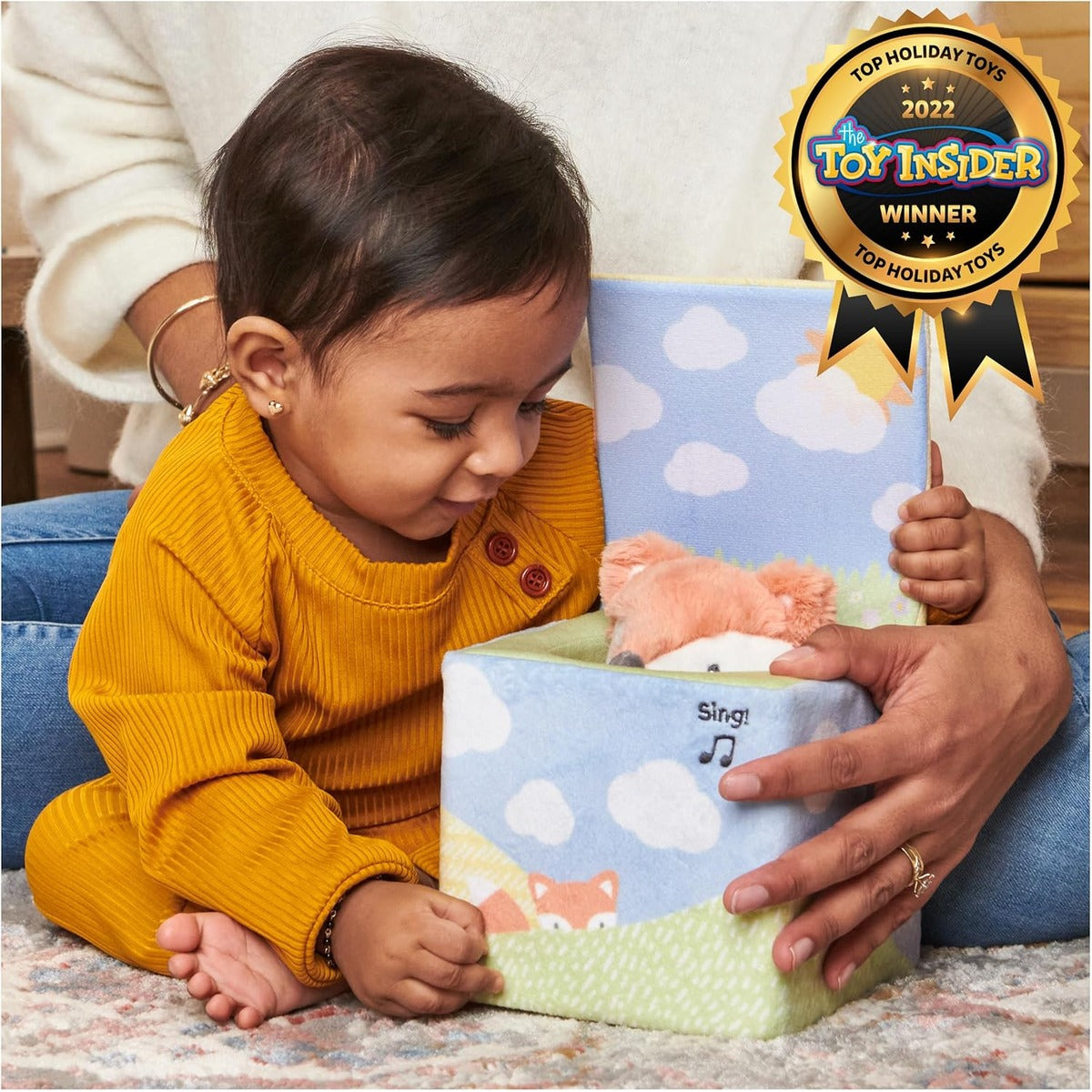 Baby GUND Fox in a Box, Animated Plush Activity Toy for Babies and Infants, Ages 0 and Up, Multicolor