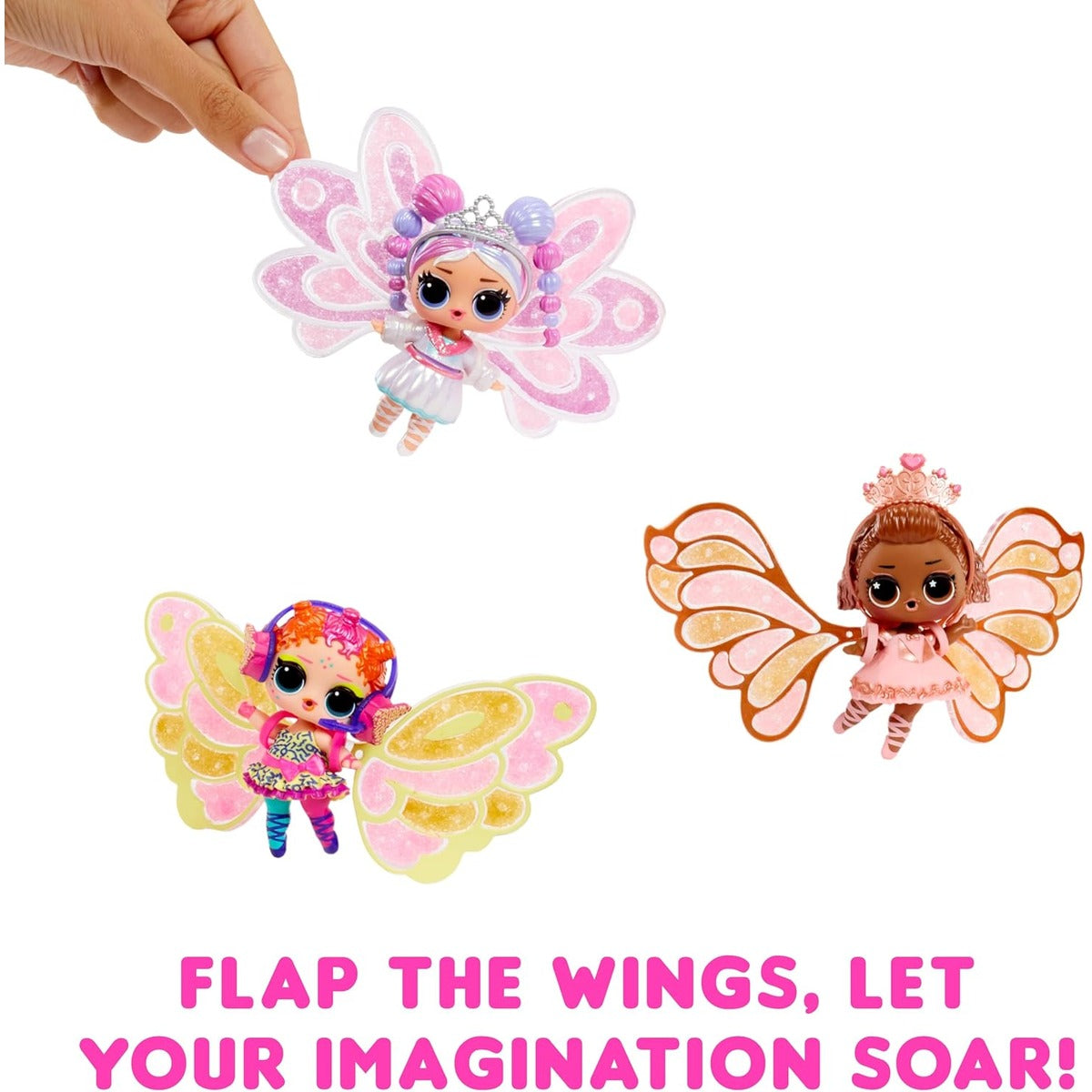 L.O.L. Surprise! Fairies Tots Dolls with Make-Your-Own Fairy Wings and