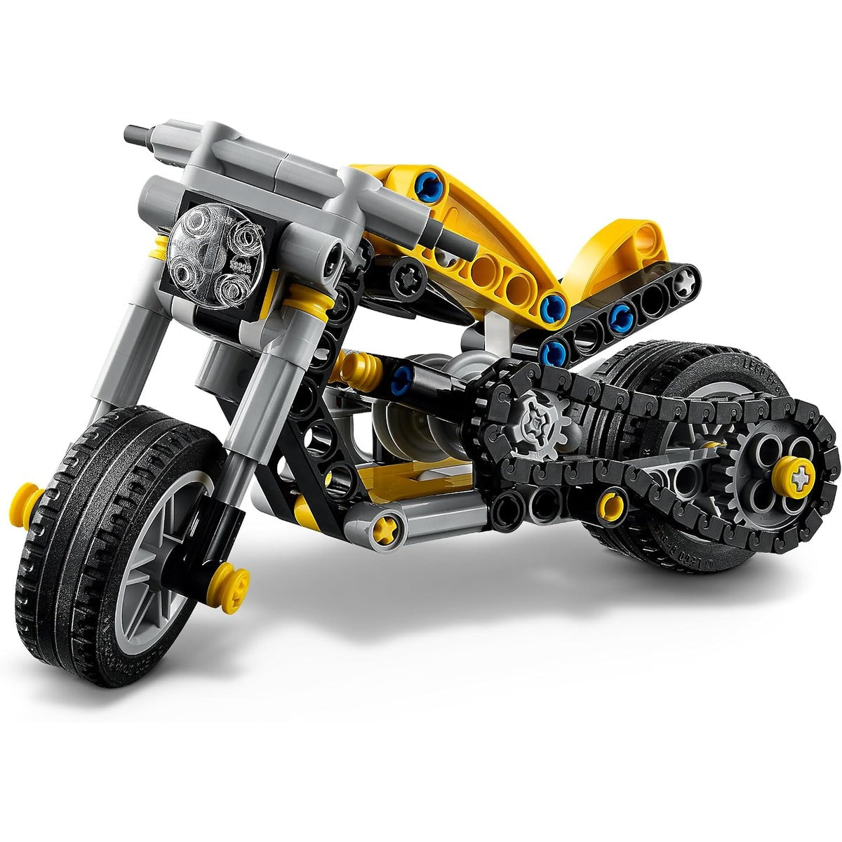 Lego 42225 Technic, Yellow Motorcycle Toy, Birthday Gift, Blocks, Education, Boys, Girls, Children, 7, 8, 9, Elementary