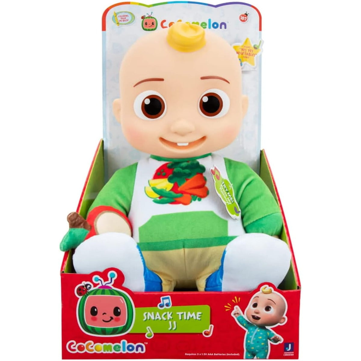 Jazwares CoComelon Musical Snack Time JJ Doll (CMW0180)