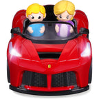 Bburago Bb Junior Ferrari Poppin Drivers Preschool Toy Car, Red