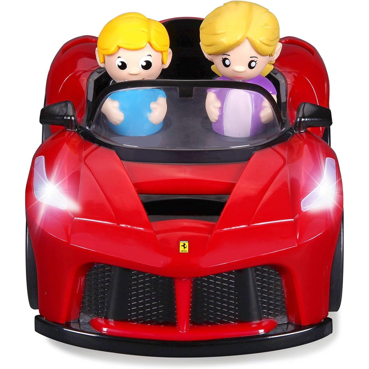 Bburago Bb Junior Ferrari Poppin Drivers Preschool Toy Car, Red