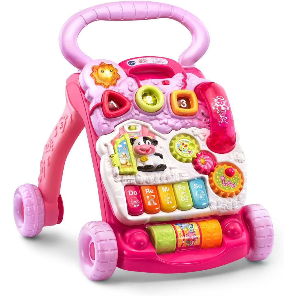 VTech Sit-to-Stand Learning Walker (Frustration Free Packaging), Pink