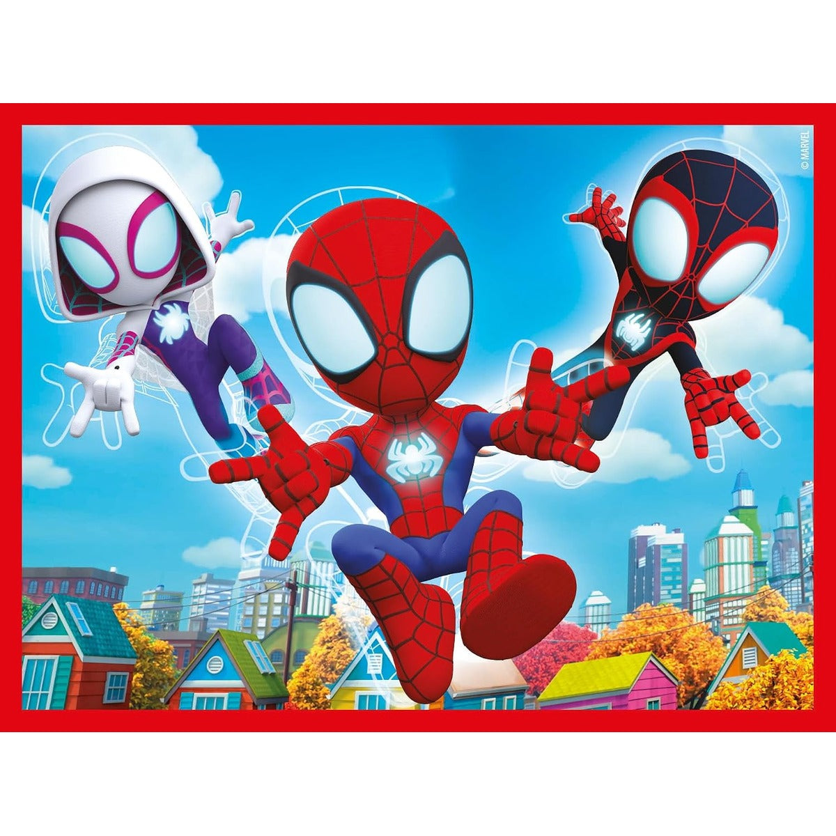 Clementoni 41198 Marvel Spidey And His Amazing Friends Jigsaw 12 Pieces-Supercolor Children 3-5 Years, Cartoon, Gift for Boy/Girls, Puzzle for Kids, Made in Italy, Multicolor