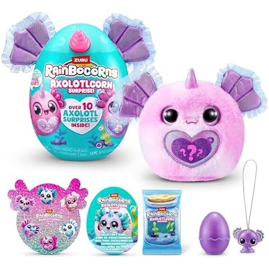 Rainbocorns Axolotlcorn Surprise Plush with Baby Boo