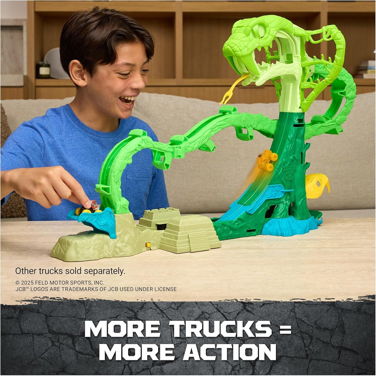 Monster Jam Mini Cobra Booster Playset