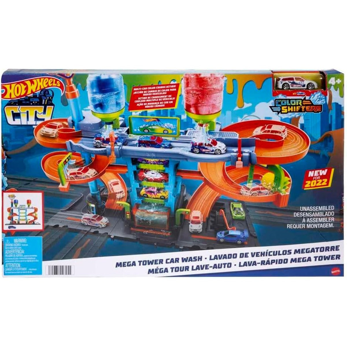 Hot Wheels City Mega Car Wash Car Wash Tower