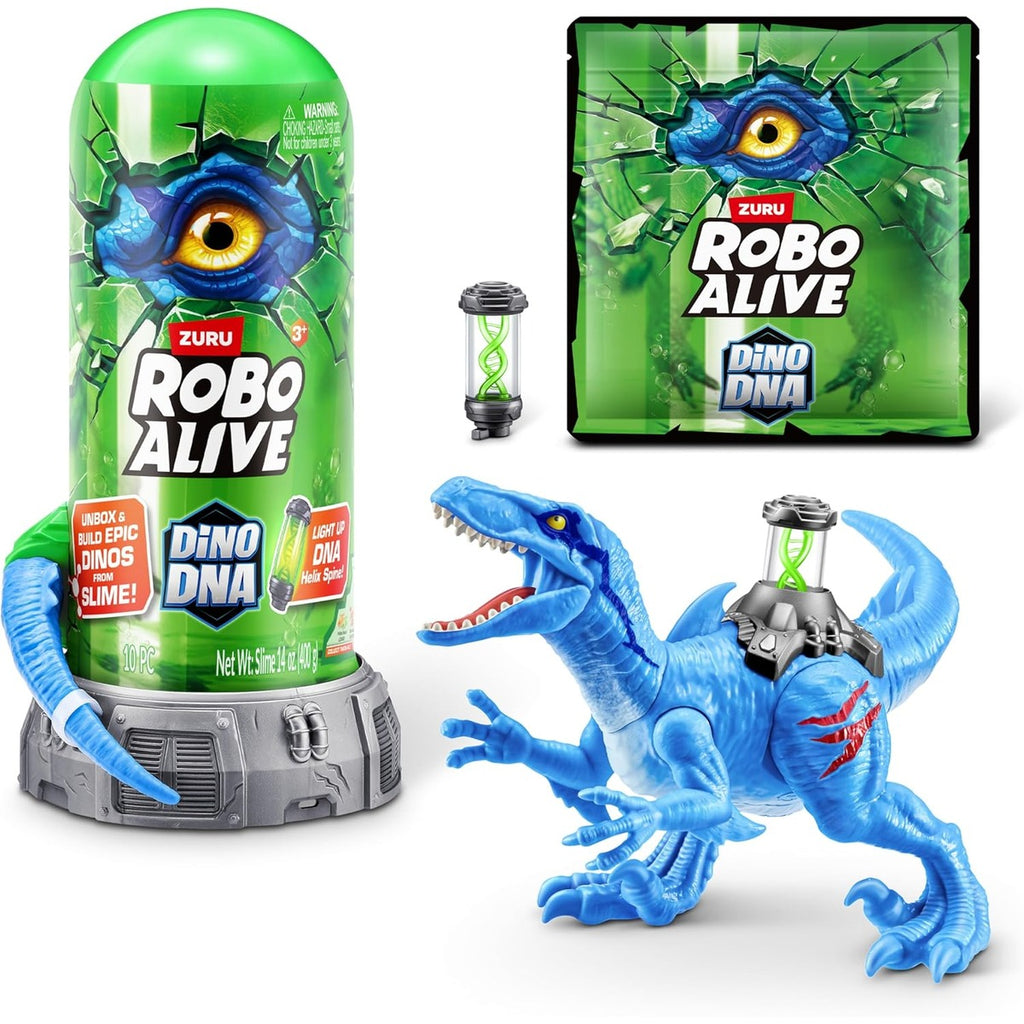 ROBO ALIVE ZURU Dino DNA Illuminated DNA Helix Spine (Styracosaurus)