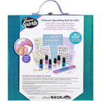 SNS Jewel Nail Tint Designer Kit for Girls, All-in-One Art Set with 6 Nail Polishes, Glitters, Sequins, Stickers, Stick On Gems, Tattoos, Nail Polish Set for Birthday Parties & Makeovers, Ages 8+