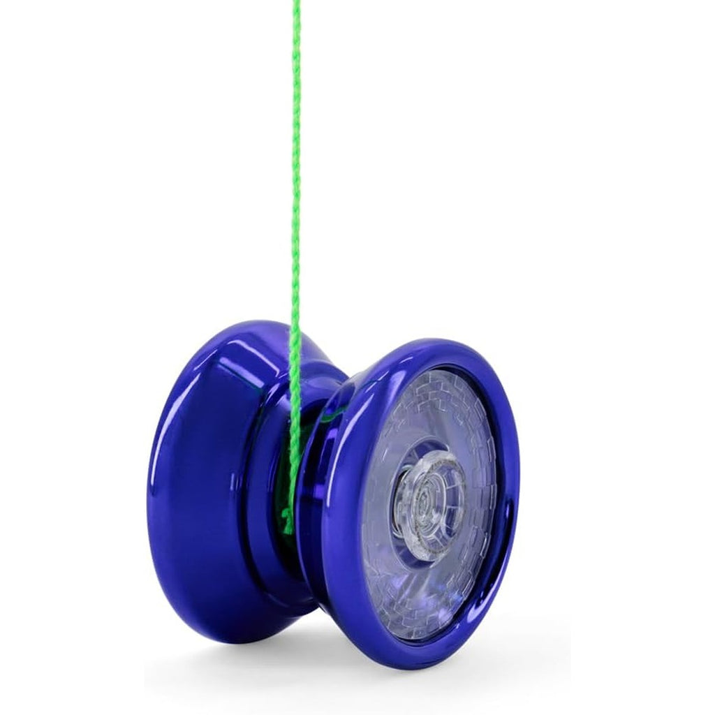 Tornado Colossus Professional Yo-Yo Toy with String for Kids, Durable Design with Auto Return Mechanism for Kids and Beginners, Smooth Spin Handheld Skill Toy- Ages 3+, Metallic Royal Blue