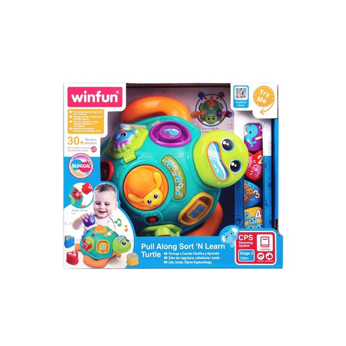Winfun Color Craze Write 'N Draw Learning Board 24M+ | Interactive Drawing & Writing Board for Toddlers | Educational Creative Learning Toy | Early Skills Development