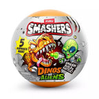 Smashers Mini Jurassic Light Up Ice Age Egg for Kids, Dinosaur Toy with 6+ Surprises, Slime, Sand, Stickers, Build & Light-Up Dino, Collectible Prehistoric Creatures, Indoor Play, Ages 3+