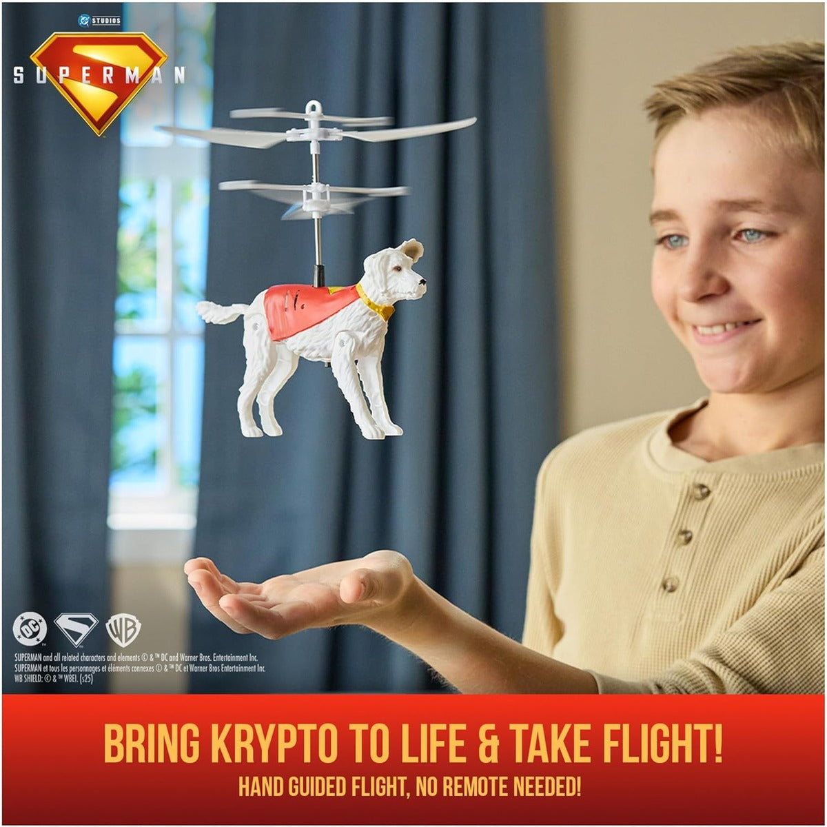 DC Comics, Superman Up in The Sky! Flying Krypto