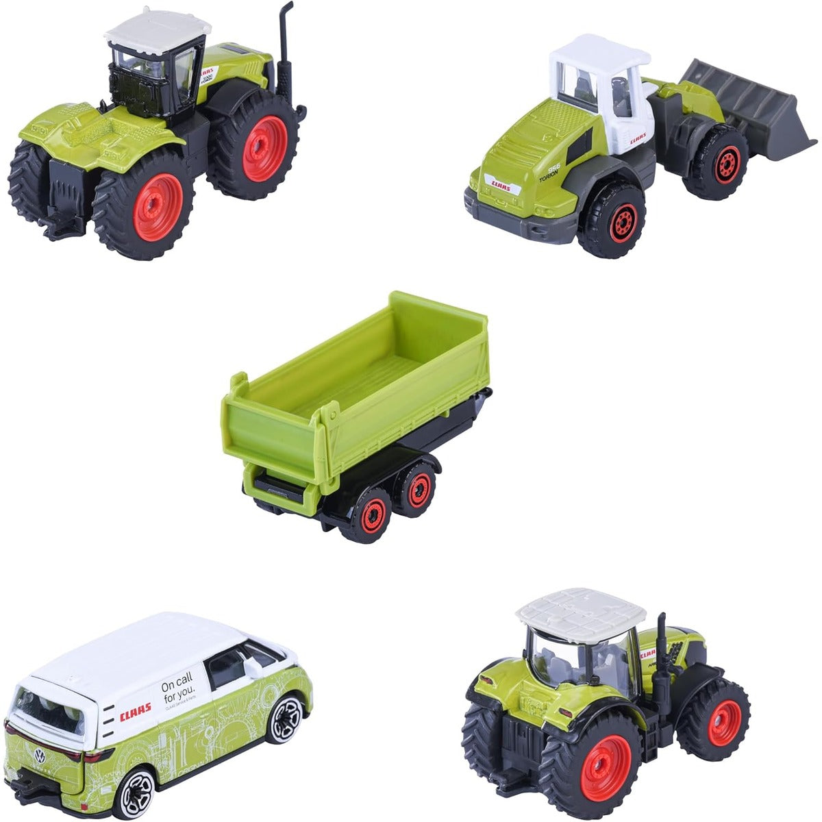 Majorette Claas Farm Car Set (5 Model Cars)