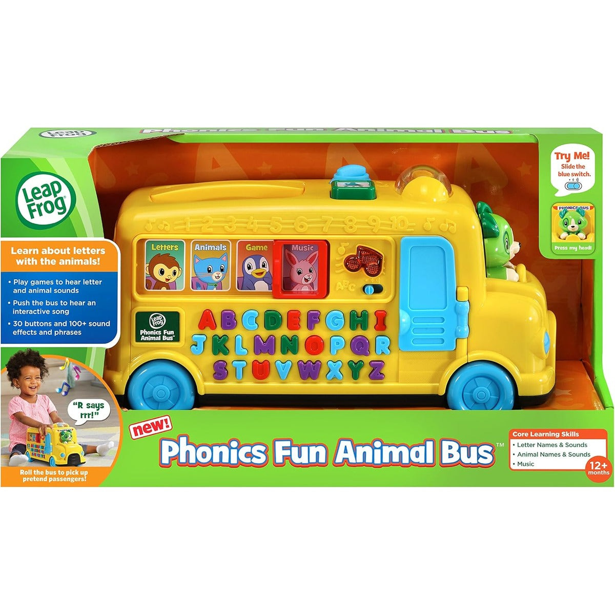 LeapFrog Phonics Fun Animal Bus