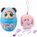 Jolly Pop JollyPop Puppy SuperPop for Kids, Collectible Plush Toy with Dress-Up Accessories, Character Cards, Cute Pastel Min